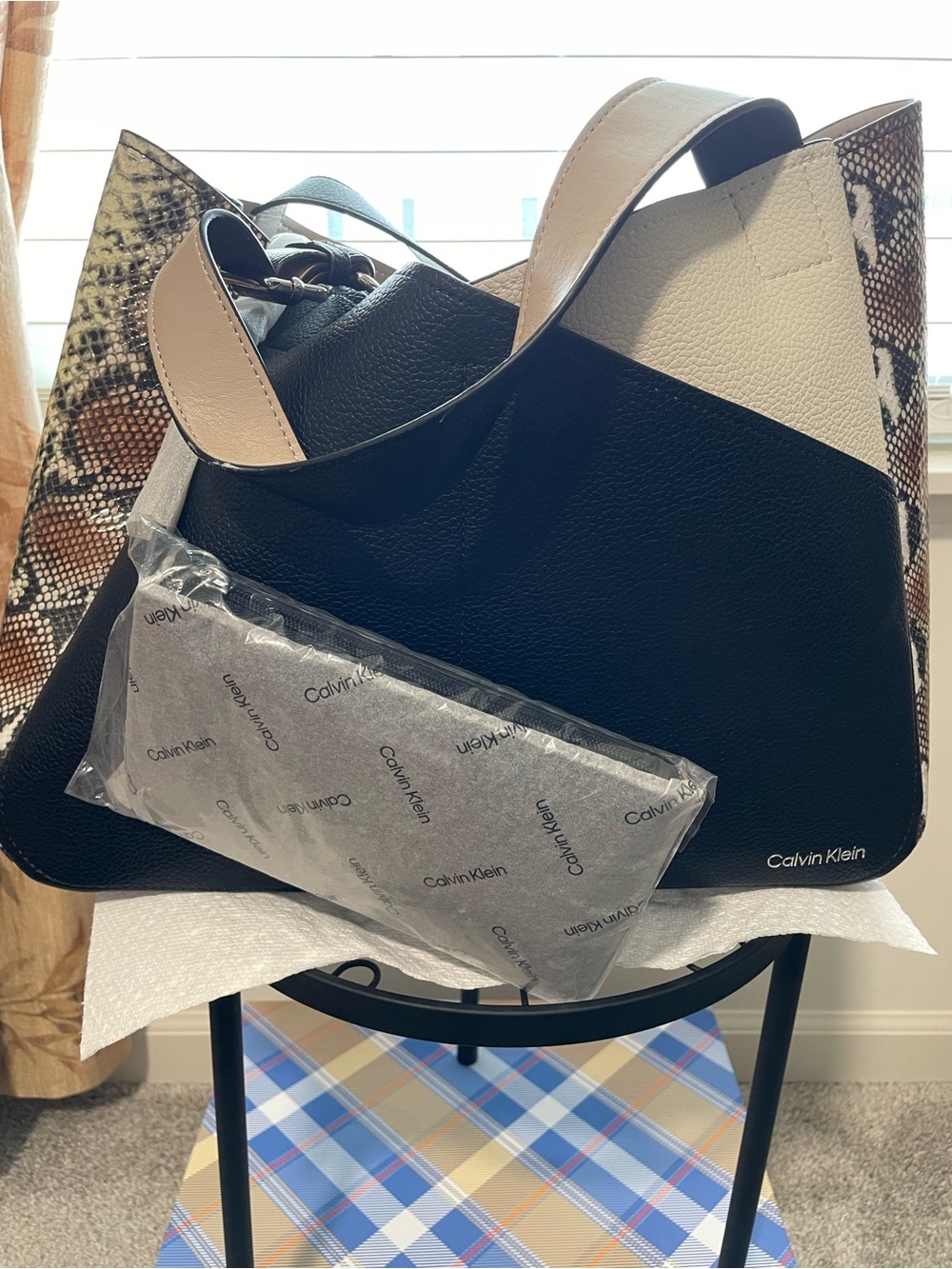 Calvin Klein Tote with matching wallet